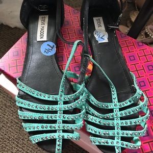 Turquoise sandals